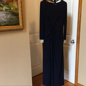 Vince Camuto long-sleeve gown